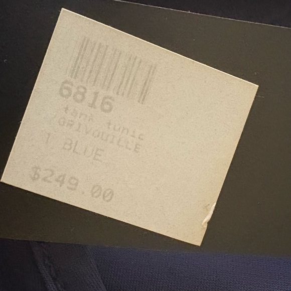 🆕Sun Light Paris Tank Tunic Size 1 (XS) NWT 249$ Blue - Picture 5 of 10